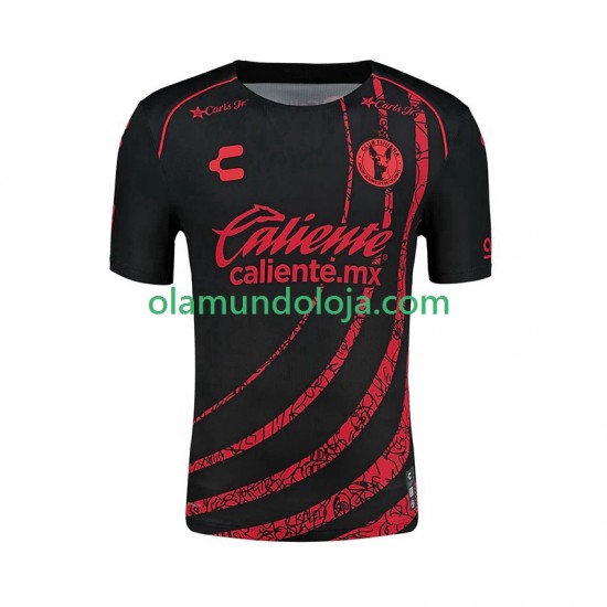 Camisola Club Tijuana Homem Equipamento Primeiro 2024-2025 Manga Curta